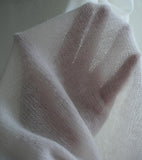 Geelong Lambswool Fine Knit Poncho Soft White