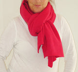 Lambswool Wrap Colour Raspberry