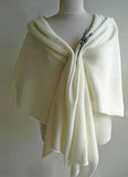 Lambswool Wrap Creamy White