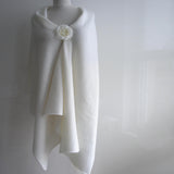 Bridal Wrap Supersoft White Geelong Lambswool