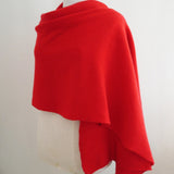 Lambswool Wrap Colour Hot Chilli Red