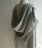 Lambswool Wrap Palest Grey